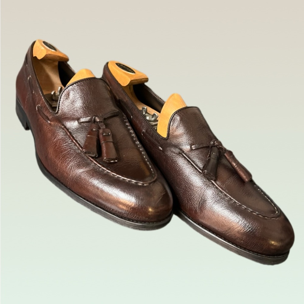 Vero Cuoio Rich Brown Leather Loafers
